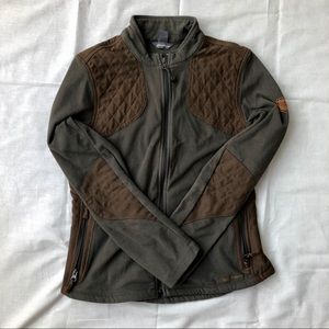 Eddie Bauer Lightweight Fleece & Canvas Jacket, S